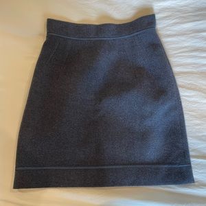 Z Spoke by Zac Posen, blue wool skirt, size 4 (runs small like size 2)